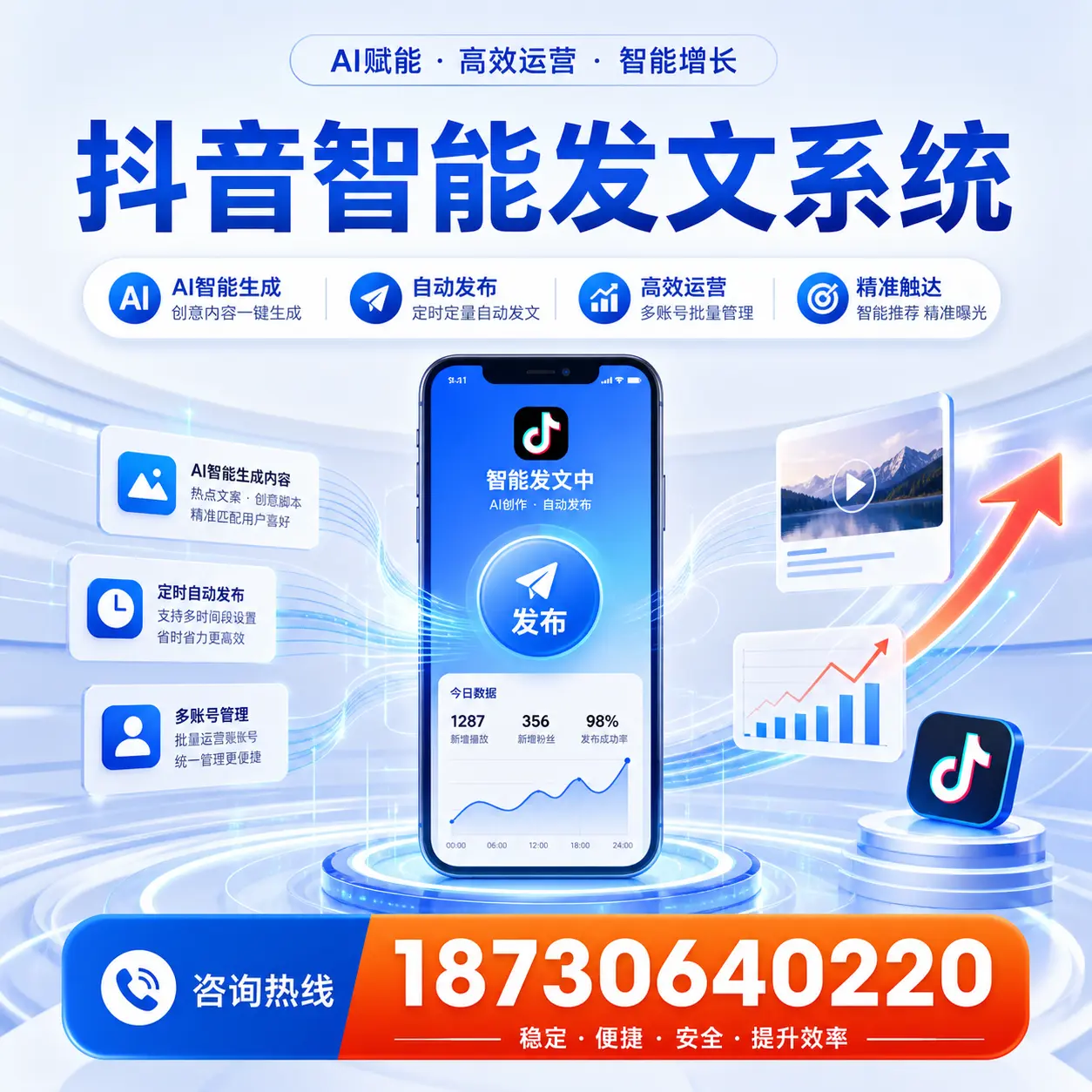 如何通过抖音智能发文系统提升 湛江 企业的市场竞争力